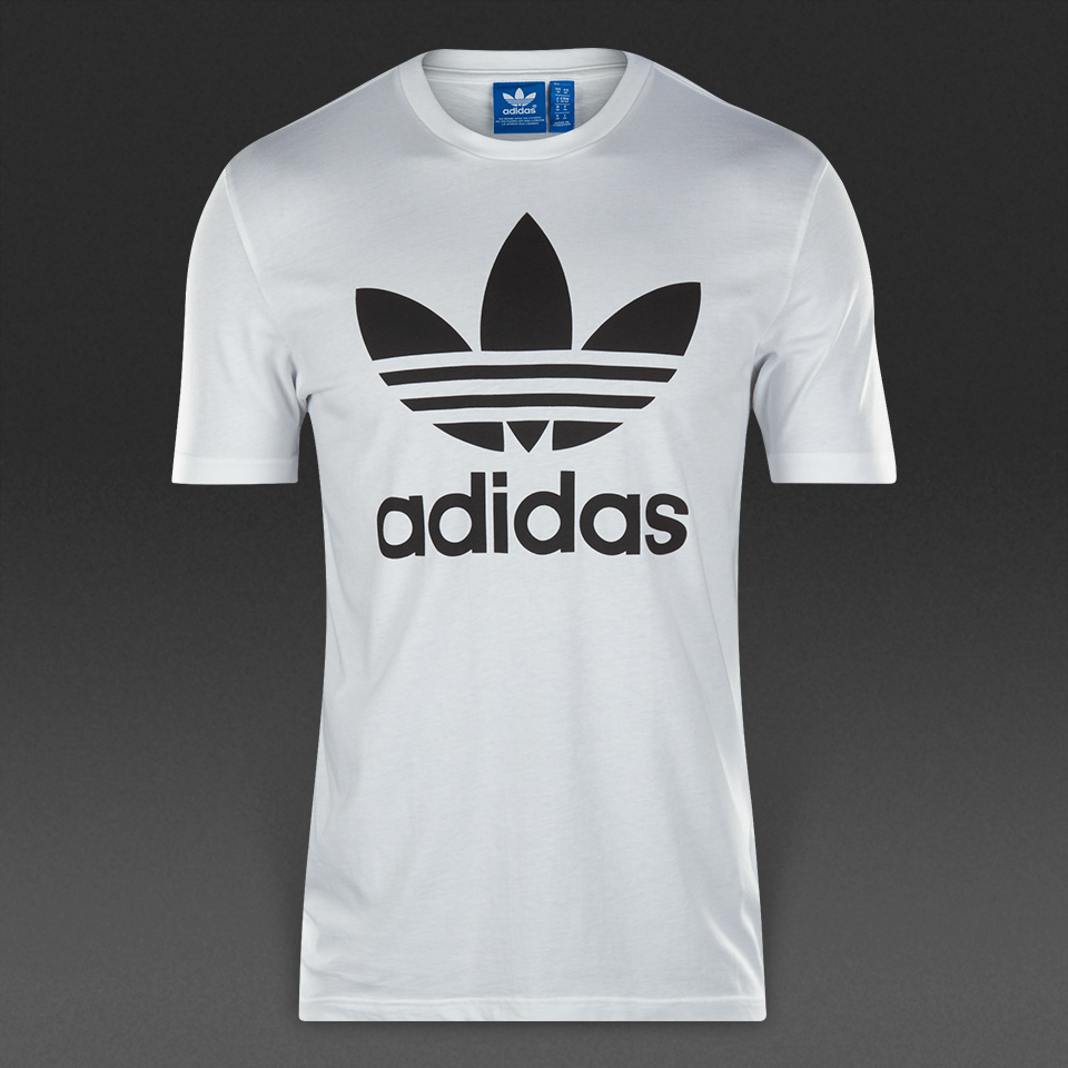 Adidas Originals Trefoil Logo Tee White / Black for Men